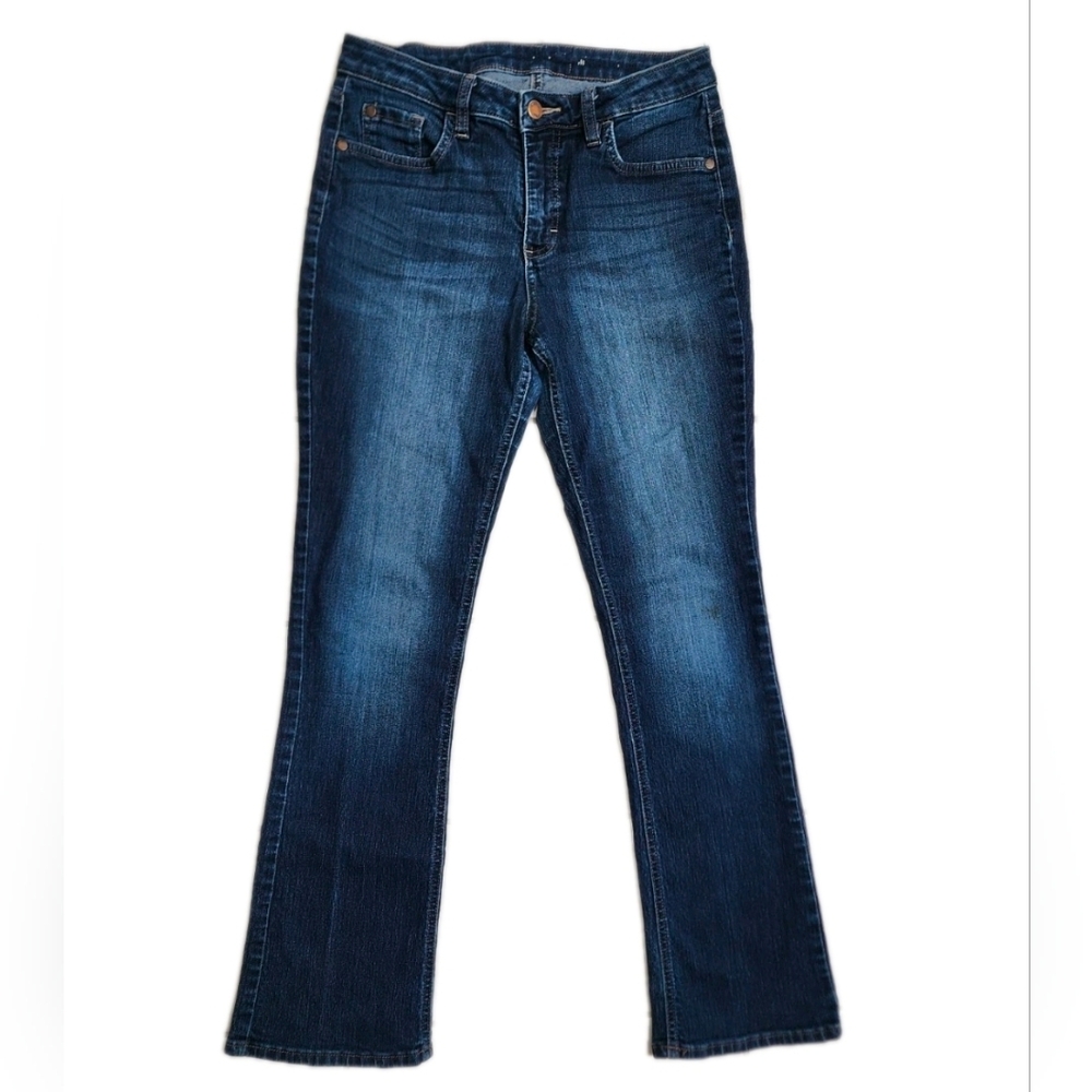 Lee Riders Bootcut Jeans Mid-Rise Dark Wash Denim Size M
